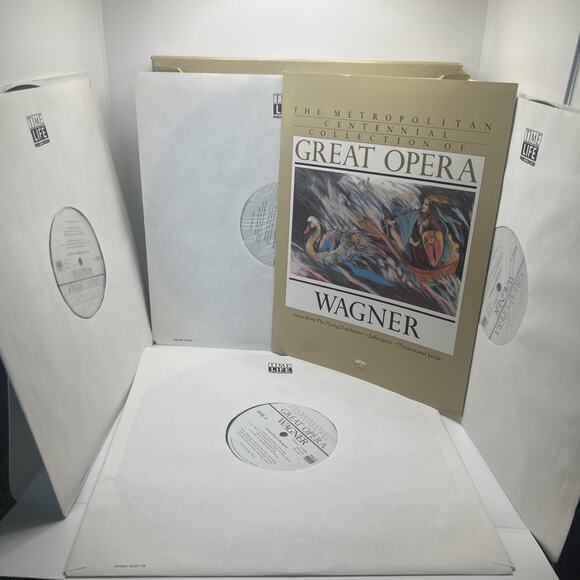 The Metropolitan Collection of Great Opera WAGNER 4 LP + Booklet EX / NM!!! WOW! - Picture 3 of 16